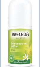 *LOT DE 3 déodorant Weleda  bio  Roll on bille citrus   50ml