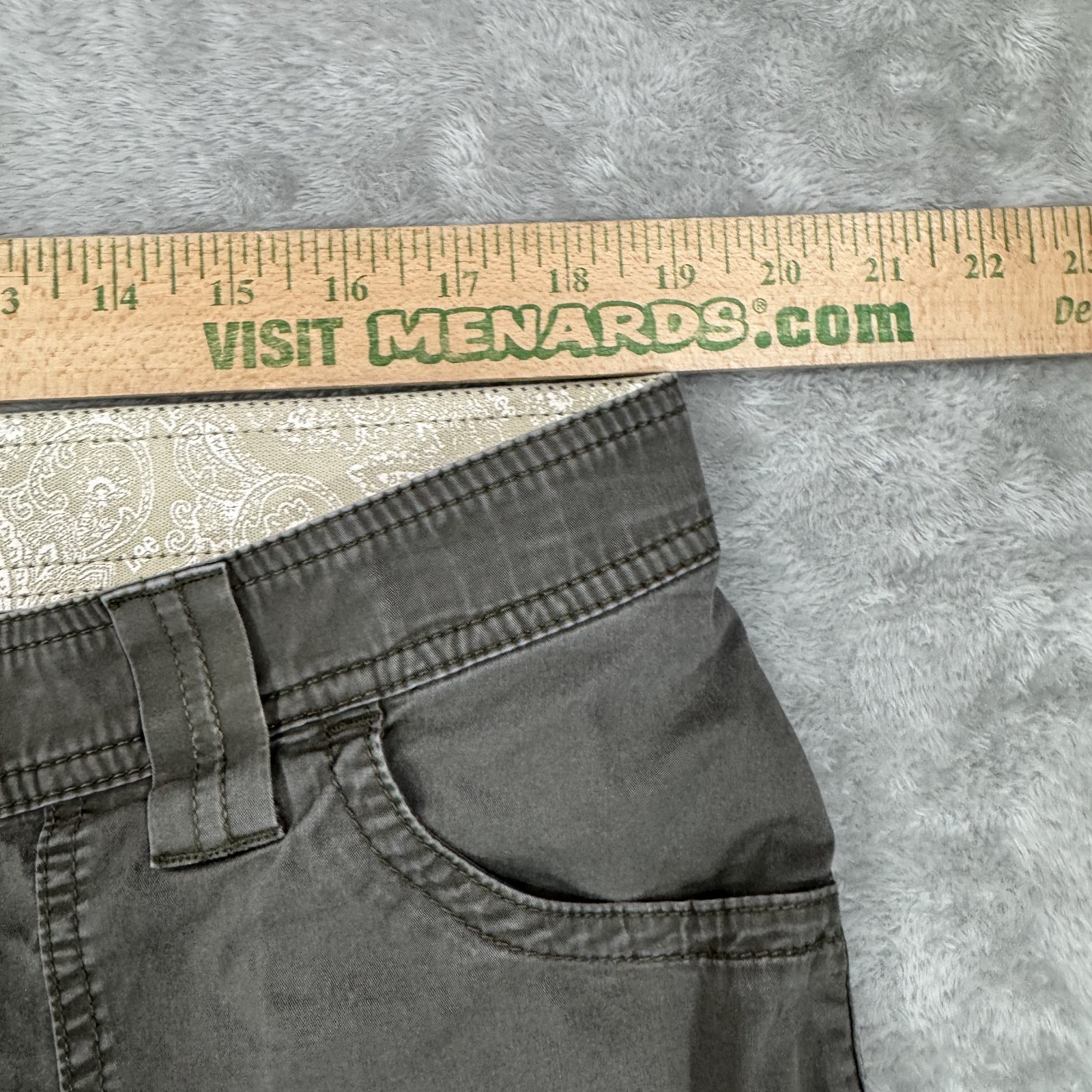 Lee Skimmer Pants Womens Plus 16W Green Capri Flex Comfort Cargo Utility Hiking thumbnail 9