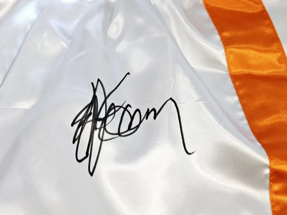 Baúles de Boxeo Larry Holmes & Gerry Cooney Doble Autografiados Firmados Certificado por la JSA Foto 3 de 4