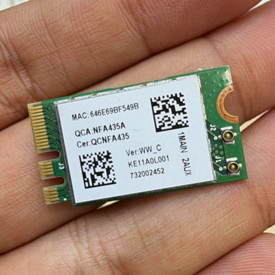 Qualcomm Atheros QCNFA435/QCNFA435A M.2 Wireless Card 867 Mbps 2-Port