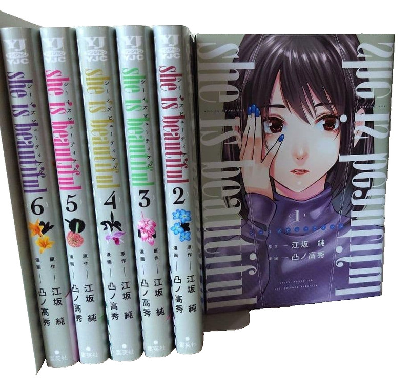 She is beautiful Japanese Manga Comics Vol.1-6 Complete Set Free Shipping