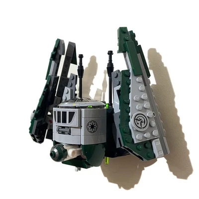 3DUDES & DAD Wall Mount Bracket for LEGO Star Wars Yoda's Jedi Starfighter (set 75360)