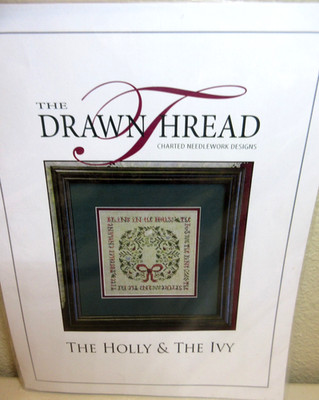 The Drawn Thread THE HOLLY & THE IVY Ctd Cross Stitch KIT