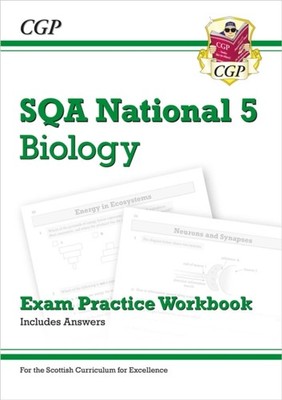 NEW NATIONAL 5 BIOLOGY SQA EXAM PRACTICE by CGP Books Paperback Self Help
