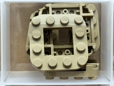 LEGO Parts - Dark Tan Plate 4 x 4 4 Feet 2 x 2 Open Center - No 79387 - QTY 5