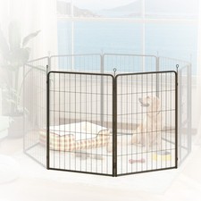 100cm Tall 2 Piece Expansion Dog Pen with Three Connecting Stakes