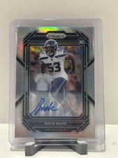 2022 Panini Prizm - Rookies Boye Mafe #386 Silver Prizm Autographs (AU, RC)