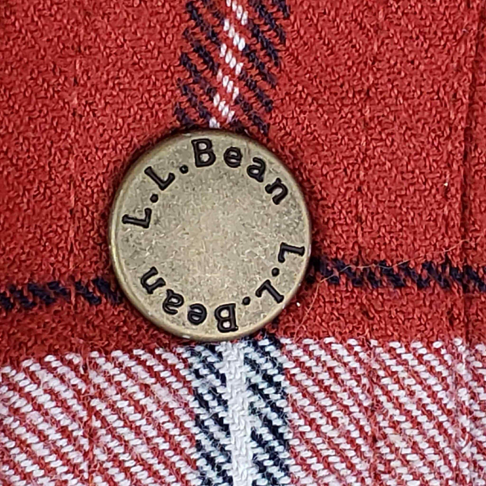 LL Bean Button Down Shirt LS Snap Button Men’s Si… - image 9