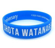 Snow Man Shota Watanabe Rubber Band Silicone Wristband Official Merch