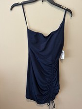 Windsor NWT Navy Size Small Dress With Lightly Padded Cups. Zip Up.