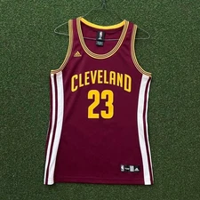 Adidas NBA For Her Women's Cleveland Cavaliers Burgundy Red Home Jersey