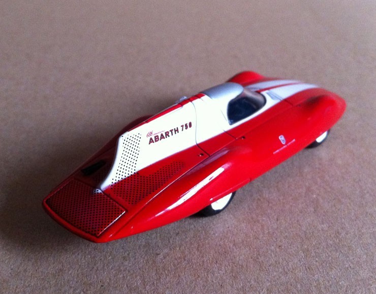 1956 Diecast Model Red Cars 1:43 scale 750 Record Monza Luglio 56