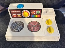 Vintage Fisher Price Cook Top Stove Magic Burners Bell 1978