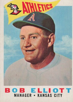 BOB ELLIOTT 1960 TOPPS BASEBALL #215