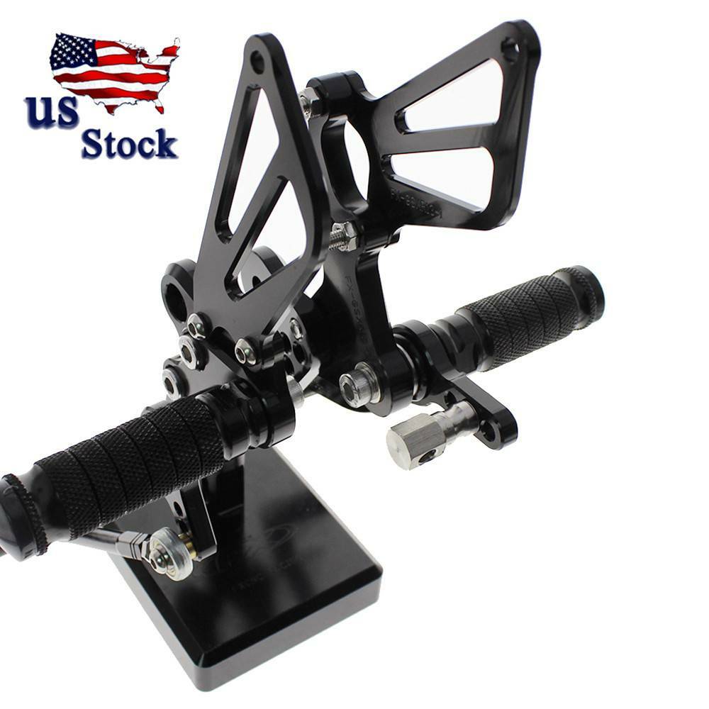 FXCNC Rear Rearsets Foot Pegs Pedal For Suzuki GSX1300 HAYABUSA 19992014 2015 eBay