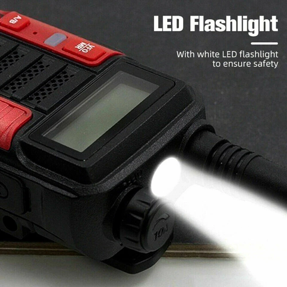 RICETRASMITTENTE BAOFENG UV-10R RADIO UV-5R LUNGA DISTANZA DUAL BAND MAH VHF - Immagine 3 di 4