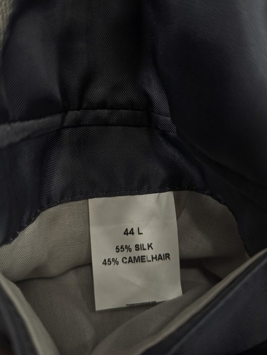 Jos. A. Bank Signature Blazer Sport Coat Suit Jacket Silk LambsWool 44L 48" EUC - Picture 8 of 14
