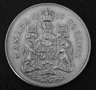 Photo of a 1970 Canada 50 Cents from an eBay listing that sold on Jul 6, 2026