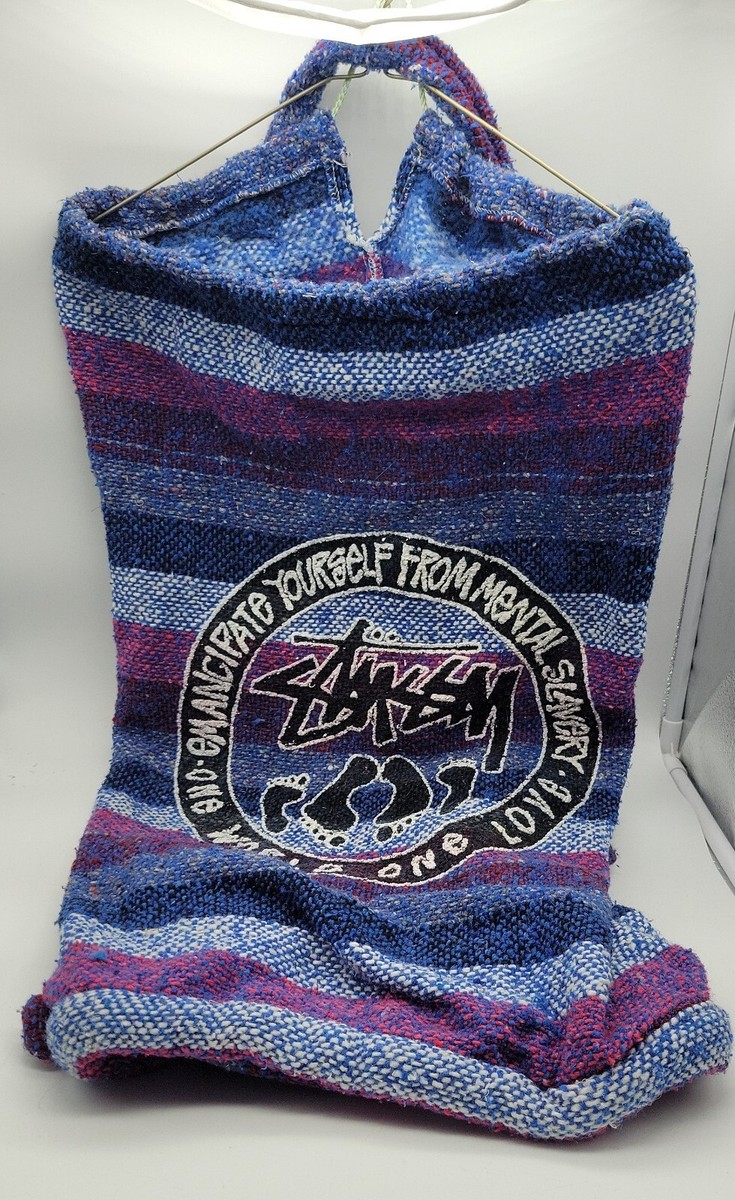 スケートボード 90s stussy drawstring bag VINTAGE STUSSY SKATEBOARD SKATE SURF DRAWSTRING BAG GRAY