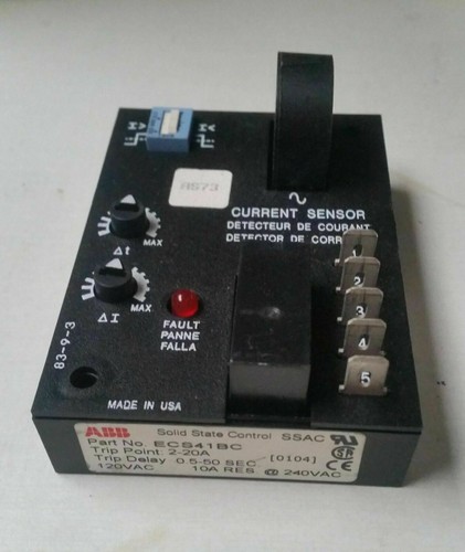 ABB ECS41BC Solid State Control SSAC Current Sensor Made in USA