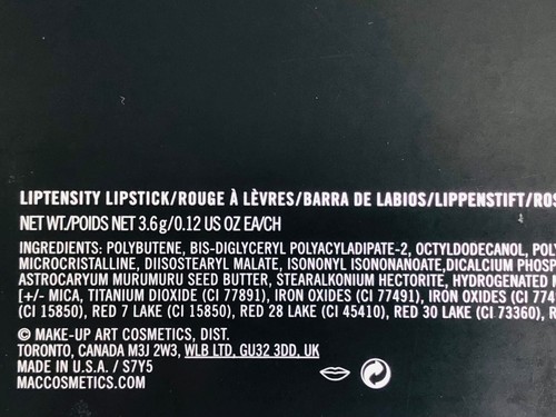MAC Liptensity Lipstick Claretcast, Doe, Lifes Blood, Lobster, Postmodern U PICK - Picture 15 of 63