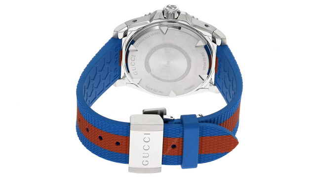 Gucci Dive 40mm Automatic Dark Grey Dial Rubber Men's Watch