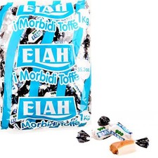 1 KG CARAMELLE TOFFE' ELAH 900 MENTALIQUIRIZIA GOMMOSE MOU MENTA PIPERITA LIQURI