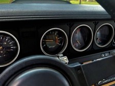 Pour PONTIAC FIREBIRD 85-92 Cerclages De Compteur Aluminium Anneaux Chrome x4