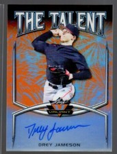 2019 Leaf Valiant DREY JAMESON The Talent ROOKIE ORANGE PRISMATIC AUTO! #12/35!