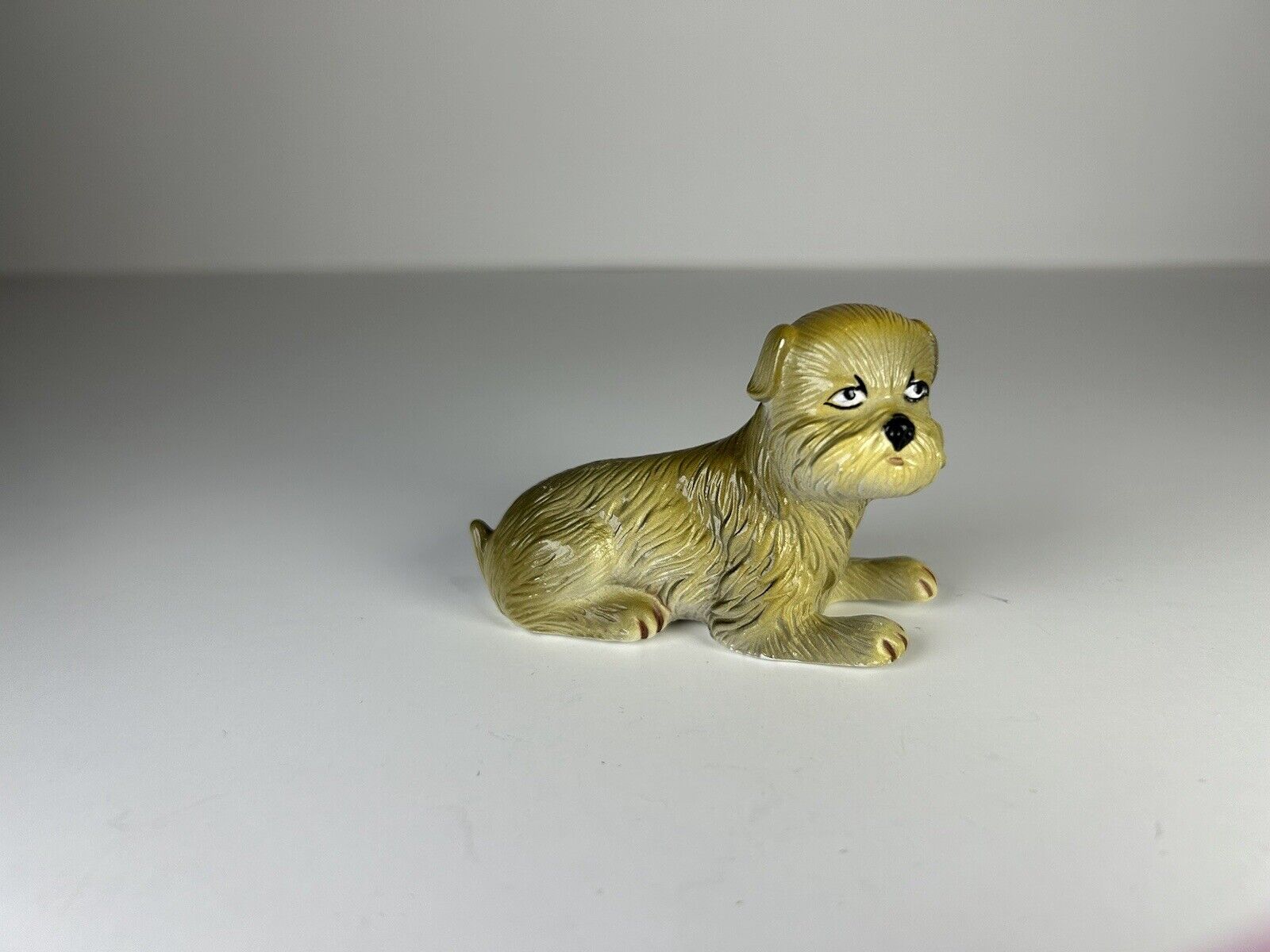1988 NEW-RAY Griffon Bruxellois Dog Novelty Collectible Rubber Toy Figurine