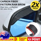 2PCS Car Rear View Side Mirror Rain Board Eyebrow Guard Sun Visor Accessorie AUS