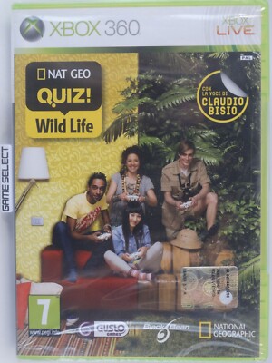 NAT GEO QUIZ! WILD LIFE Xbox 360 PAL Quiz Original Neu Versiegelt