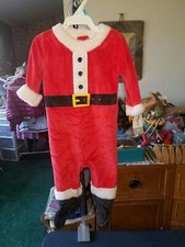 NWT CARTER'S BABY SANTA CLAUS CHRISTMAS PAJAMAS RED 6 MONTHS