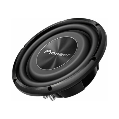 Pioneer TS-A2500LS4 10'' Single 4 ohm Voice Coil Shallow Mount Car Subwoofer