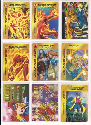 1995 Marvel Overpower Cards / U You Pick / Choose Your Card / From