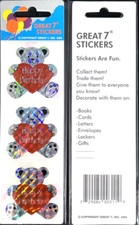 12 packages of Prismatic Happy Birthday Stickers, Great 7 Sticker Design PPZ8912