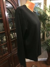 NWT  29.50 men's Claiborne black sweater S could fit M or L 