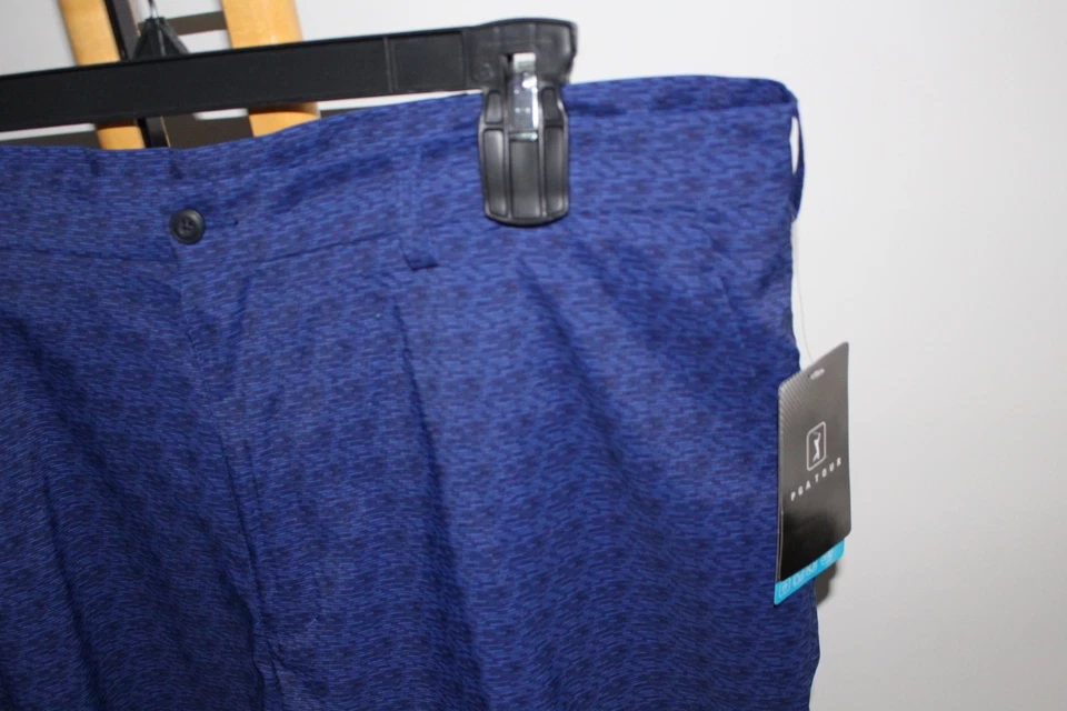 Pantalones Cortos PGA Tour Cool Para Hombre Talla 40 NUEVOS CON ETIQUETAS NUEVOS Frente Plano Fácil Secado Foto 2 de 3