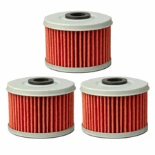 3 Oil Filter Filters for Honda TRX 250 250X 300 300FW 300EX 400EX Rancher 350