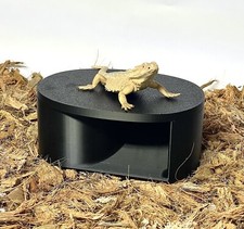 Reptile Cave Enclosure Decor Reptile Tank Enrichment Decoration Leopard Gecko