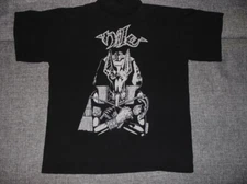 Vtg Nile Band Short Sleeve Heavy Cotton Black Full Size Unisex Shirt BL109