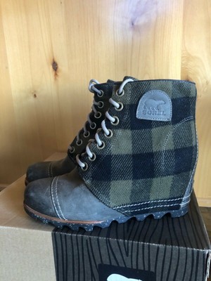 sorel pdx wedge plaid
