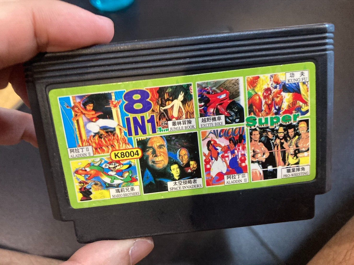 NESMITHE ガチャ Famicom NES Game K8004 8in1 King Series | eBay