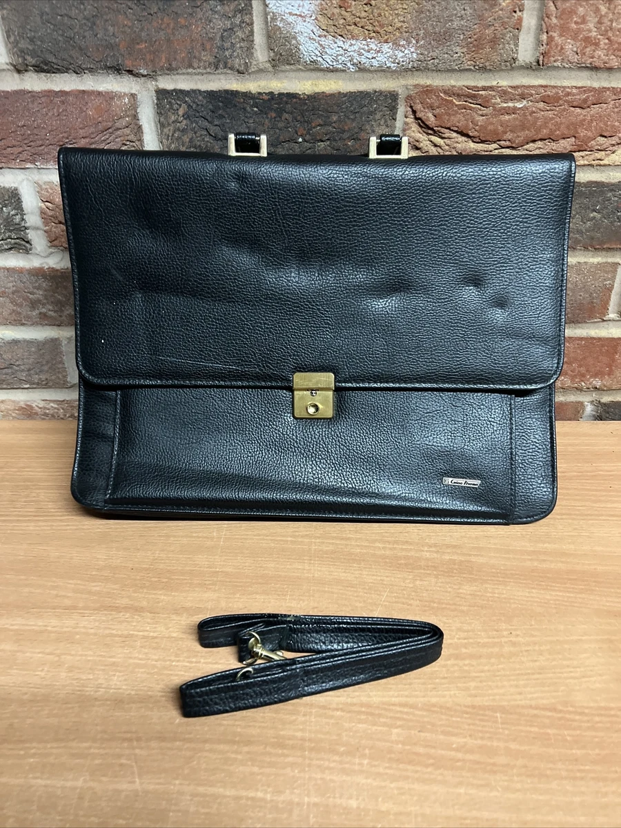 Document bag leather top