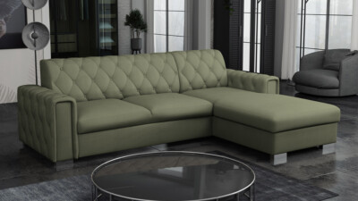 Ecksofa Kunjo Polsterung Polstersofa Bettkasten Schlaffunktion Eckcouch Ecke