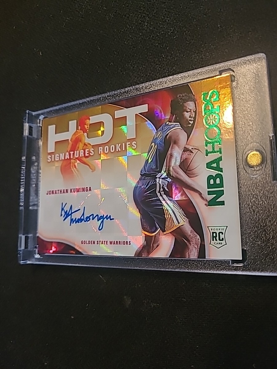 RARE* Jonathan kuminga NBA HOOPS FULL AUTOGRAPH GREEN