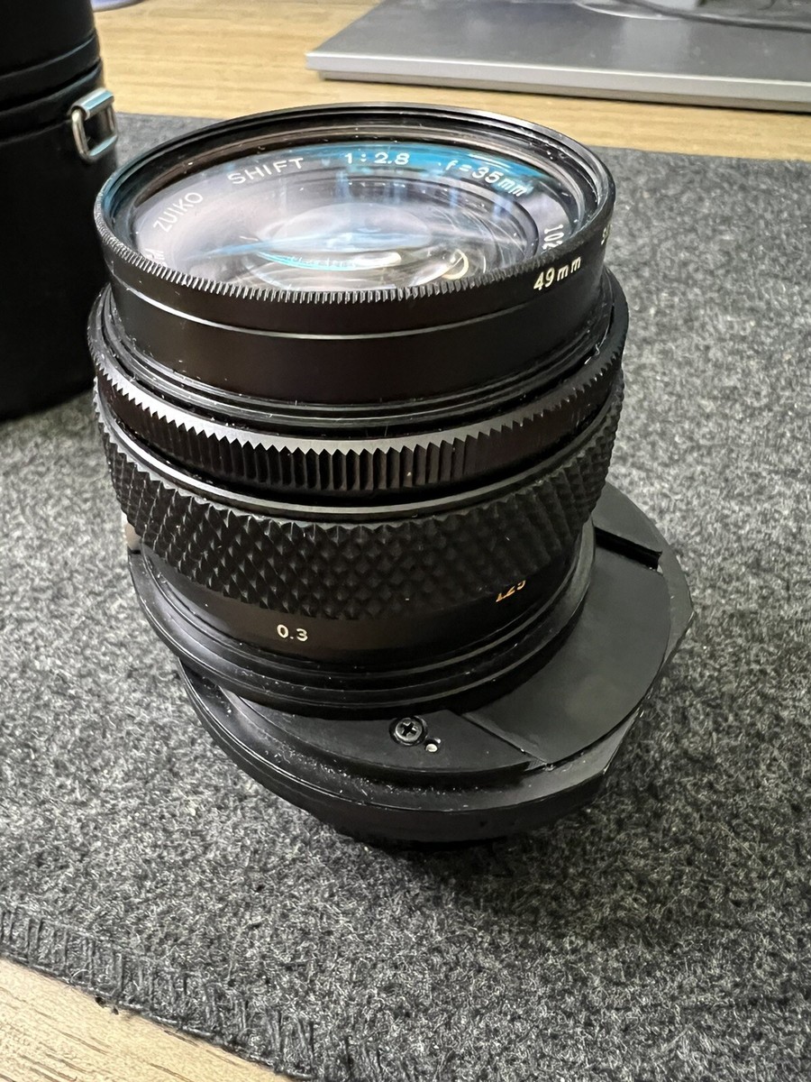 Excellent Olympus OM-System Zuiko Shift 35mm F2.8 Lens with Excellent Olympus OM-System Zuiko Shift 35mm F2.8 Lens with