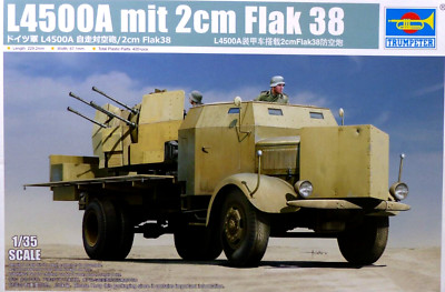 Trumpeter 09596 - 1:35 L4500A mit 2cm Flak 38