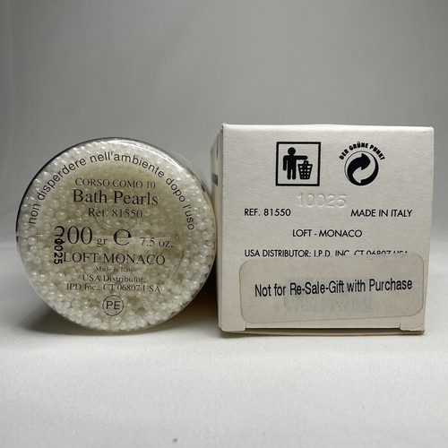 CORSO 10 COMO perle da bagno 250 ml 8,5 oz NUOVE NELLA SCATOLA - Foto 3 di 4