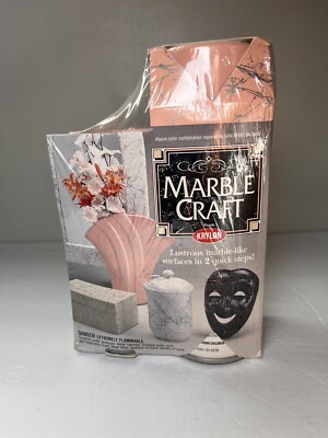 Krylon Marble Craft Paint San Remo Salmon 12 oz Base Coat with marble-lizer